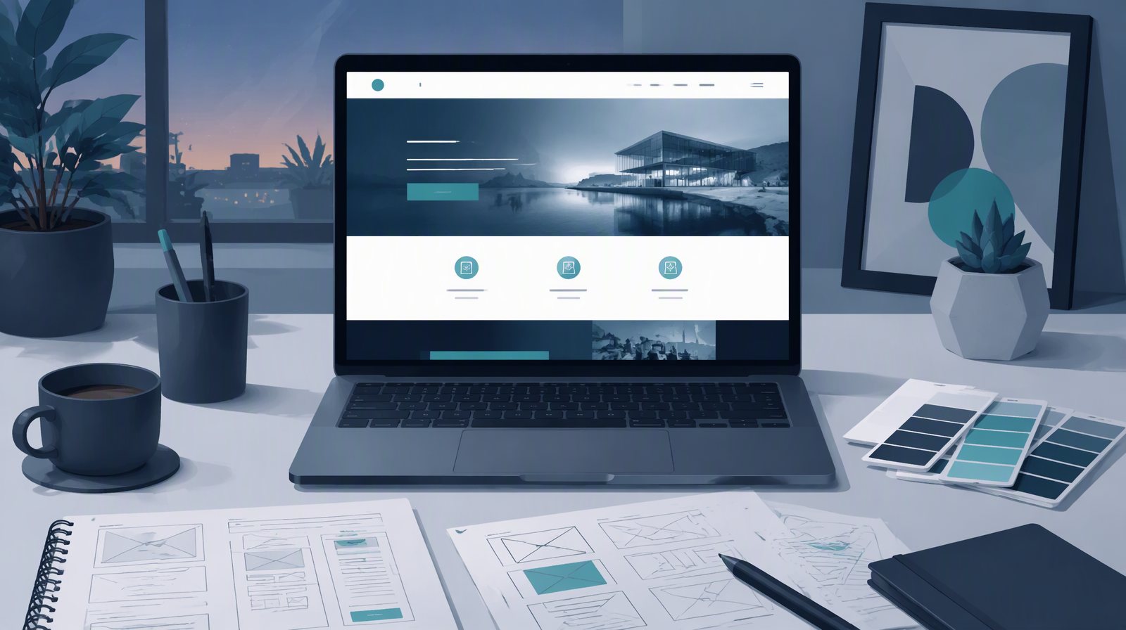 Example of a small business website designed by Duskmere